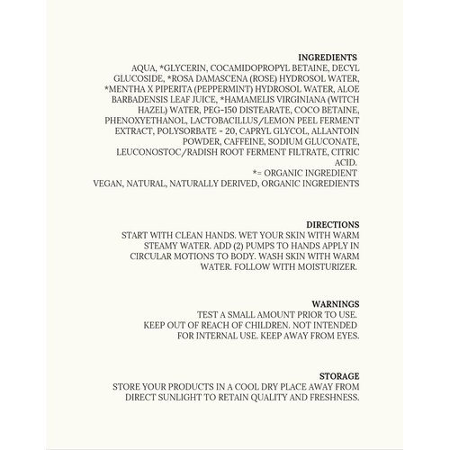 Skinful Moisturizing Shower Gel Body Wash - Sulfate Free Body Wash for All Skin Types - 8.2oz