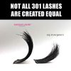 Elegant Lashes #301 The ORIGINAL Drag Queen Lash | Thick Long Black Human Hair False Eyelashes for Drag Halloween Dance Rave Costume