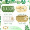 50th Birthday Balloons 24Pcs Sage Green Gold Fiftieth Birthday Latex Balloons Confetti Balloons Green Gold 50th Birthday Party Decorations for Women Men 50 Year Birthday Anniversary Supplies 12inch