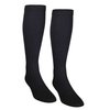 NuVein Compression Socks, 15-20 mmHg Support for Men, Padded Cushion Foot, Knee High, Closed Toe, Black, Small