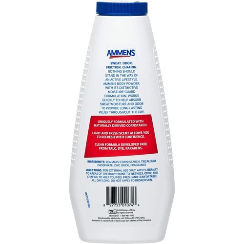 Ammens Deodorant Powder, Original 11 oz (pack of 2)