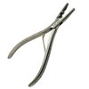 Hair Extension Pliers with 2 Holes & Double Leaf Spring Handle - Premium German Stainless Steel - Hair Beads Removal, Weft Extensions, Microlinks Removal, Multifunction Pliers
