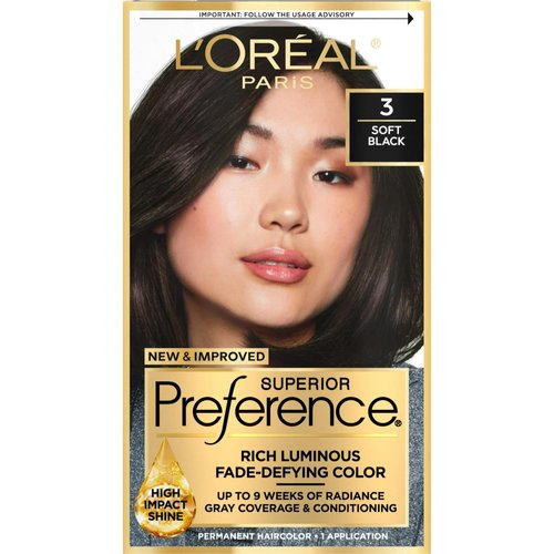 L'Oreal Preference Hair Color - Soft Black