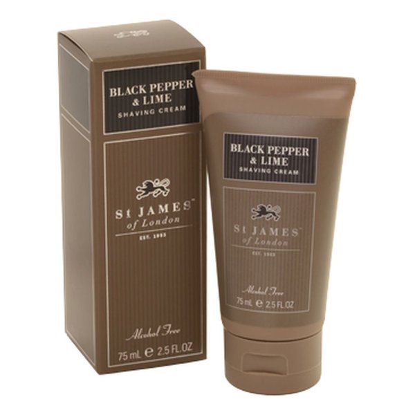 St James of London Black Pepper & Lime Cream Tube. 2.5oz