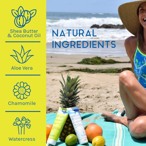 TRISWIM Body Care Gift Set | After Swim Body Wash and Lotion 8.5 fl oz Citrus-scented with Aloe Vera & Chamomile | Includes Shampoo & Conditioner Sample