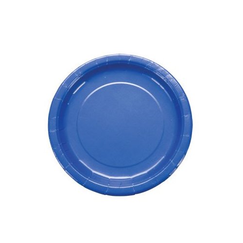 Party Color Paper Plates Blue 9" 40 Count