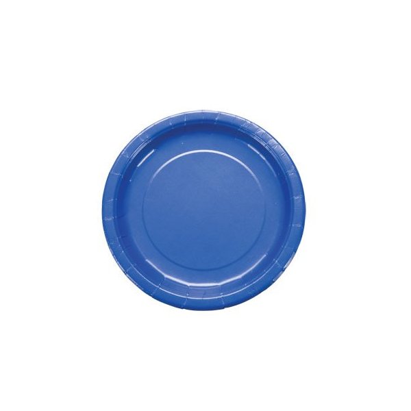 Party Color Paper Plates Blue 9" 40 Count