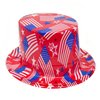 Podzly 12 American Flag Hat Party Supplies - Patriotic 4th of July Hats for Independence Day - Red White and Blue USA Party Accessories For Kids and Adults