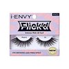 i-ENVY False Lashes Flick'd D-Curl Strip Lashes Volume Bouncy Natural Clear Band Cat Eye Dramatic Trendy Extensions Reusable Eye Lashes (03)