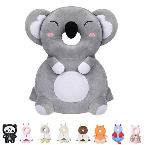 Raelitego Baby Head Protector Backpack for Falling Crawling and Walking Toddler Essentials Harness Infant Koala Toys Helmets Baby Lover Gifts for 0.5-3 Years 6-12 Months