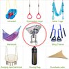 SELEWARE Anti-Squeaking Swing Hanger Stainless Steel Swing Set Hook Ceiling Mount Bracket for Hammock Chair Toddler Swing Yoga Swing Punching Bag
