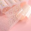 10 Rolls Mix Size White Sun Flower Nail Transfer Foils Nail Art Supplies Set Mini Flower Nail Decals Nail Stickers for Nail Art Designer Spring Summer Floral Theme Nail Foil Transfer Sheets