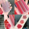 Adurello 3 Color Matte Liquid Lipstick Set Long Lasting High Pigmented Lip Glaze Lip Glosses, Moisturizing Silky Lip Tint (A Set)