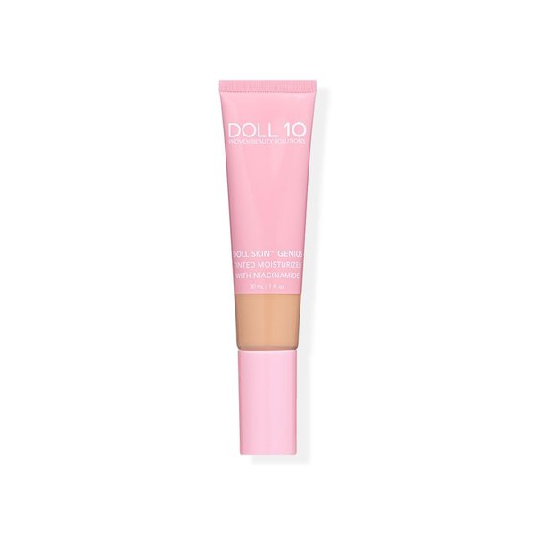 DOLL SKIN GENIUS™ TINTED MOISTURIZER WITH PLANT BASED COLLAGEN (Shade 2 (Medium), 1 Fl Oz.)