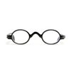 Calabria R314/R501S Vintage Retro Metal Reading Glasses +3.25 Black for Men & Women Designer Professor Round One Power Readers