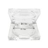 4 Pcs Transparent Empty Powder Case Refillable Cosmetic Container Jar for Makeup Shading Powder Blush Eyeshadow, 4.5g