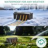 Waterproof Electrical Connection Box, Diivoo Outdoor Weatherproof Extension Cord Box, Enough Space 4 Cable Seal Entry, IPX4 Protect Power Strip, Timer Outlet Plug, Holiday Light Decoration, Black