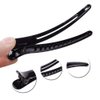 Fodattm 12PCS Professional Hairdressing Salon Duckbill Clip Plastic Non Slip Alligator Hairpin Simple Hairgrip Hair Clip Hair Barrettes for Hair Styling and Sectioning (Length -3.7in, Black)