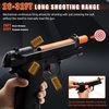 Bugrtey Black Toy Gun, Automatic Shell Ejecting Toy Gun with 120 Soft Bullets, 18 Shells and 2 Magazines Toy Foam Blasters & Guns Fidget Toy, Christmas Birthday Gifts for Boys Girls Kids Adults Age 8+