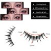 MSQ False Eyelashes Looks So Natural 12mm Faux 3D Mink Lashes 5 Pairs Natural Look Thick Soft Cat Eye Wispy Lashes Shy' Reusable Fake Eyelashes Contact Lens Friendly Easy to Apply