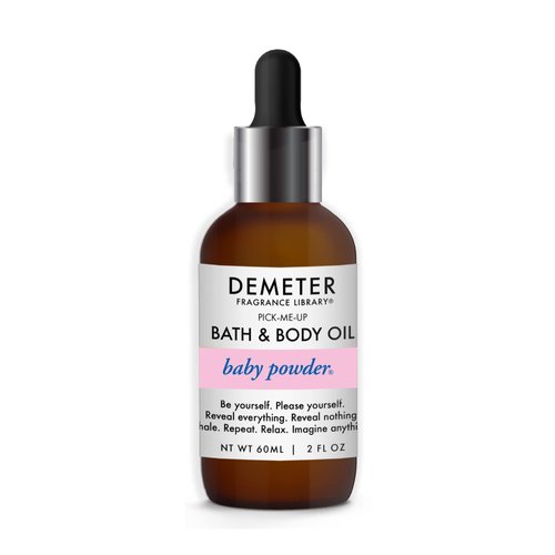 DEMETER Baby Powder Bath & Body Oil.- 2 oz- Long-Lasting