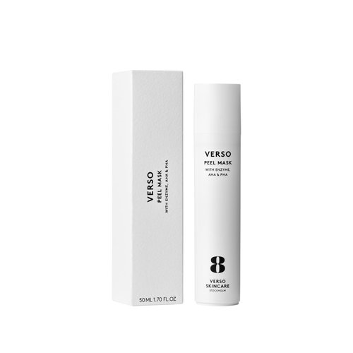 Verso Skincare | Peel Mask with Enzyme, Aha, & Pha | Exfoliating Mask Enzyme Peel for Youthful Skin | Face Care Made Easy (1.6 fl oz)