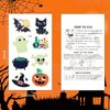 Ozepao 10 Sheets Halloween Temporary Tattoo Stickers Set, 88 Unique Designs with Pumpkins, Skulls, Skeletons, Ghosts, Bats, and More | Perfect for Party Favors, Supplies, and Decoration
