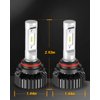 SEALIGHT 9005/HB3 and 9006/HB4 Light Bulbs Combo, 9005 9006 Powersports Light with Plug and Play, 50000 Hours Lifespan, Non-Polarity, Fog Light, Pack of 4