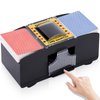 Unniweei Automatic Card Shuffler 1-2 Decks, Electric Battery-Operated Shuffler, Casino Card Game for Poker, Home Card Game, UNO, Phase10, Texas Hold'em, Blackjack, Home Party Club Game