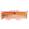 3 PCS Peach Wooden Comb Women and Men Comb - Wide & Narrow Tooth (S023)