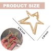 Star Hair Claw Clips Metal Gold Hair Clips Star-Shape Claw Clips for Thick or Thin Hair Nonslip Gold Star Hair Grab Clips Sparkly Star Hairpin for Women Girls Shark Claw Hair Accessories 1Pcs