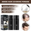 Hair Building Fibers, Hair Fiber Powder ThickeningWaterproof Cover Up Eyebrow Contour-Stick Root Edge Filling Powder Hair Fibers for Thinning Hair for Women and Men (0.99 oz, Dark Brown)