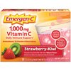Emergen-C 1000mg Vitamin C Powder, with Antioxidants, B Vitamins and Electrolytes, Vitamin C Supplements for Immune Support, Caffeine Free Fizzy Drink Mix, Strawberry Kiwi Flavor - 30 Count