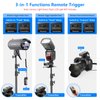 Neewer FC-16 3-IN-1 2.4GHz Wireless Flash Trigger with Remote Shutter Compatible with Canon Rebel T3 XS T4i T3i T2i Xsi EOS 1100D Mark IV 1D Mark III 5D Mark III 5D Mark II 50D 40D