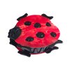 Funny Big Ladybug Hair Clip,Acetate Hair Clip,Small Claw Clip for Women,Red, 1 Count (Pack of 1)