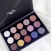 R Noble Eyeshadow Palette, Smoky+ Matte + Glitter + Shimmer + Metallic, Eyeshadow + 15 Color Cosmetic, High Fragmented & Highlighting & Makeup (15 color)