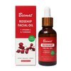 Beemat Rosehip Vitamin C Face Oil w/Turmeric 100% Natural Skin Care Facial Oil Cold Pressed Rosehip Oil for face For Brightening Hydrating & Rejuvenating 1oz/30ml