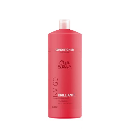 Wella Professionals Invigo Brilliance Conditioner | For Coarse Colored Hair| Color Protecting & Color Vibrancy Conditioner| 33.8 Fl Oz