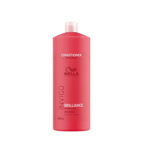 Wella Professionals Invigo Brilliance Conditioner | For Coarse Colored Hair| Color Protecting & Color Vibrancy Conditioner| 33.8 Fl Oz