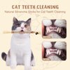 NABOKIO 4PCS Silvervine Sticks for Cats - Cat Chew Toy Cat Teeth Cleaning Toys,Cat Chew Sticks Cat Dental Chews,Catnip Toys for Cats Indoor