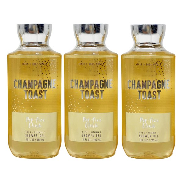 Bath & Body Works Champagne Toast - Pack of 3 - Shower Gel