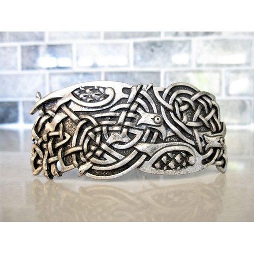 Generic Silver celtic knot metal filigree hair clip barrette (Clip Stlye: 3 1/2 inch style 4)