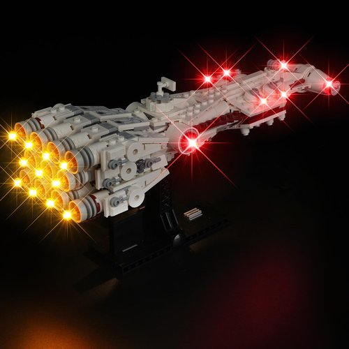 DALDED LED Lighting Kit for Lego Star Wars Tantive IV, LED Light Compatible with Lego 75376 Building Block Models (Not Include Lego Set)