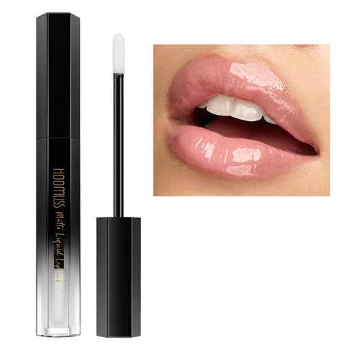 HOOMUSS Clear Lip Gloss for Women Lip Plumping Lip Plumper Moisturizing Lip Gloss Enriched with Lip Oil For Dry Lips, M15 Clear Gloss