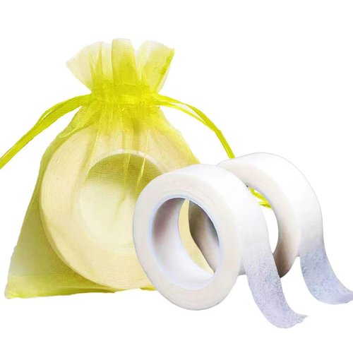 Invisible Facial Makeup Tape, Instant Facial Practice Makeup Tape, Facial Lifting Plastic Tape Eye Shadow Tape Eyeliner Tape (1602 New [66 Feet Length 1 Roll) (1, Yellow) (1, Yellow)