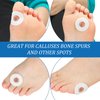 150 Pcs Callus Cushions for Bottom of Foot Callus Pads Round Soft Feet Felt Callus Cushions Corn Cushions Adhesive Foot Callous Cushions Bulk for Men Women Pain Relief Foot Care