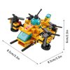 Vilbocr 6 in 1Technic Firefighter Aircraft Building Toy Building Blocks Toys for 4+ Years Boys Kids Gift Idea Urban Building Toys 136Pcs-Compatible with Other Building Block Toys