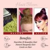 Hair Bloom Natural Burgundy Hair Color- Herbal Henna Burgundy Hair Color Powder- 12 individual sachets (10 gm each)- Reusable Brush & Tray Included- Shiny & Smooth by Pride of India