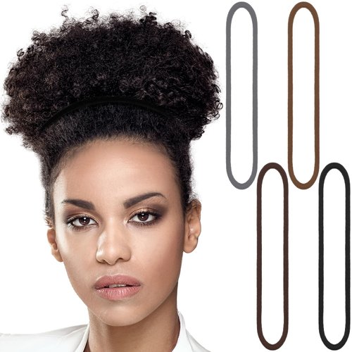 80 Count Extra Long Hair Tie for Long Thick and Curly Hair Elastic Ponytail Holders for Women No Metal Long Hair Bands Hair Accessories (Multi Color)