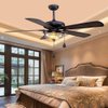 Dotlite Bronze Ceiling Fan Pull Chain Set, Decorative Fan Pull Chain Pendant Extension, 12 Inches Lighting & Fan Beaded Ball Chain Extender with Connector (2 Pack)
